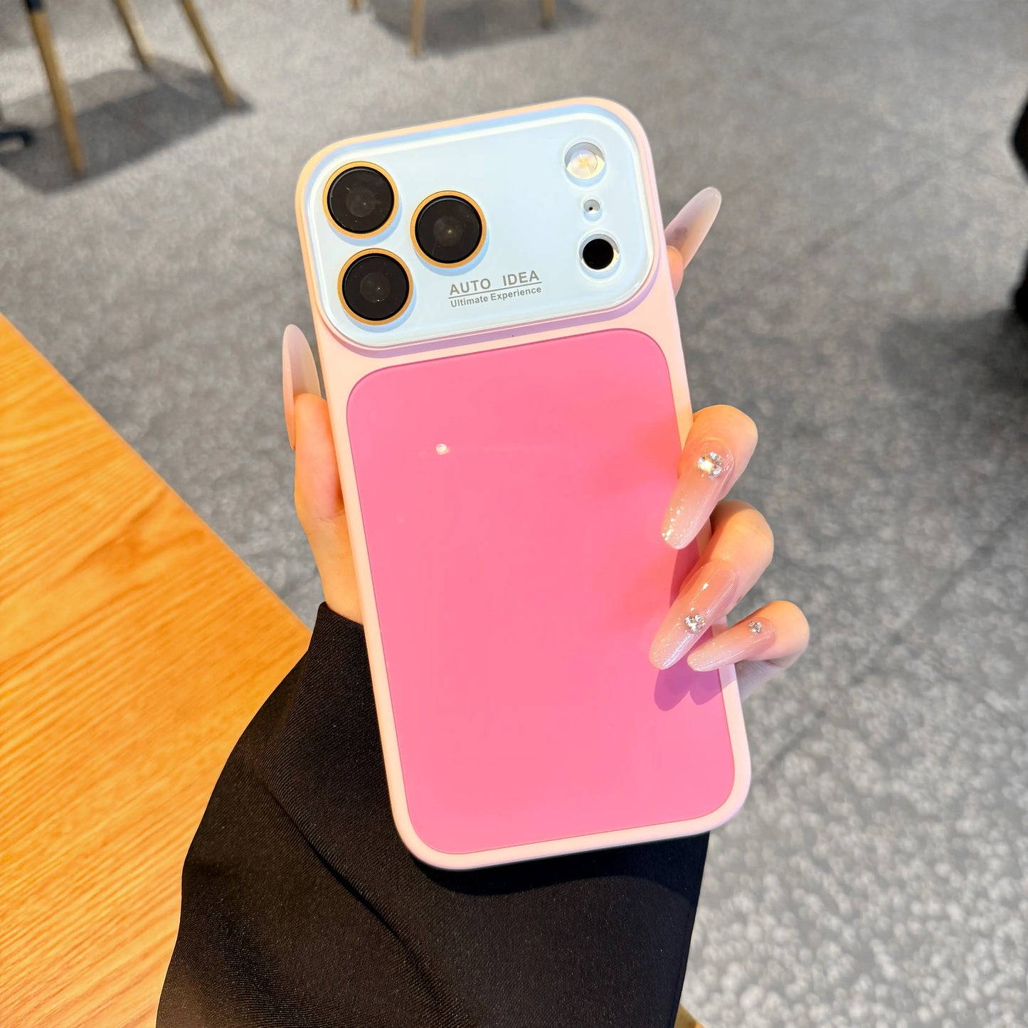 Summer Vibe Dopamine Color Block Phone Case for Iphone 17/16/15/14/13 Pro Max β Soft Touch Minimal Aesthetic Shockproof Cover, Cute Multi-Color Everyday Protective Case.Lu7